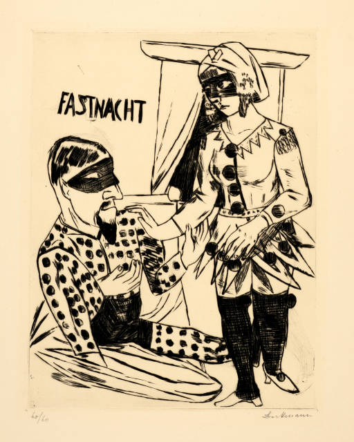 Max Beckmann : Fastnacht, 1922
