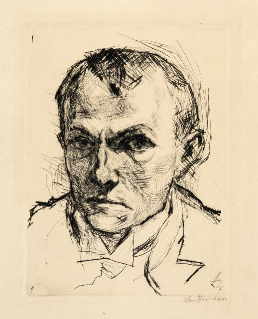 Max Beckmann : Selbstbildnis, 1914