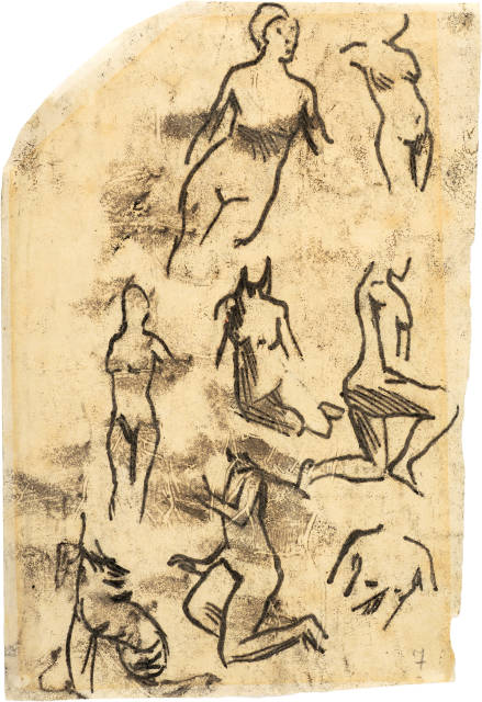 Paul Gauguin : Étude de nu, circa 1896