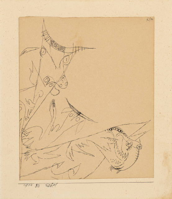 Paul Klee  : Fabel , 1914 – Work number 1914.80