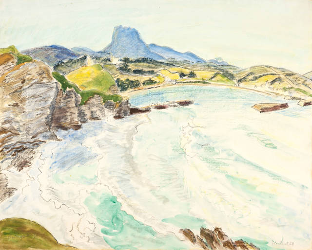 Erich Heckel : Felsige Küste, 1929