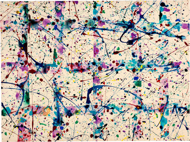 Sam Francis : Untitled - Grid Composition, 1980