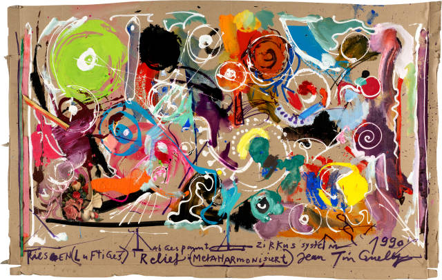 Jean Tinguely : Riesen (luftiges) Relief (metaharmonisiert), 1990 