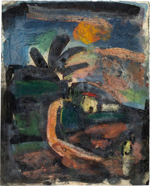 Georges Rouault : Paysage au palmier, 1928