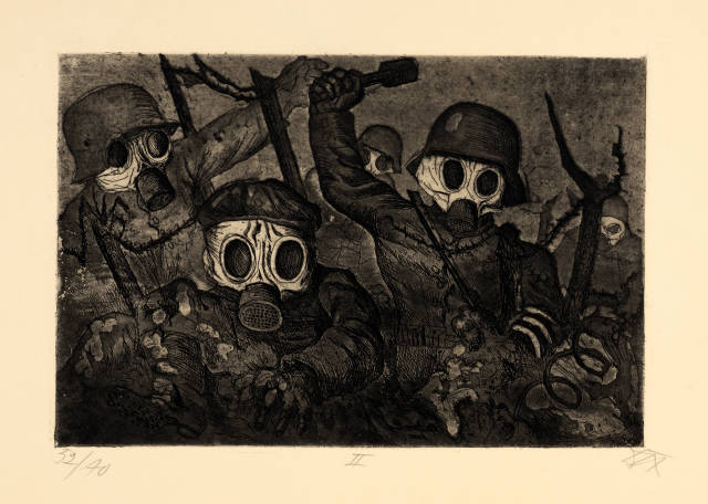 Otto Dix  : Der Krieg , 1923-1924, published 1924