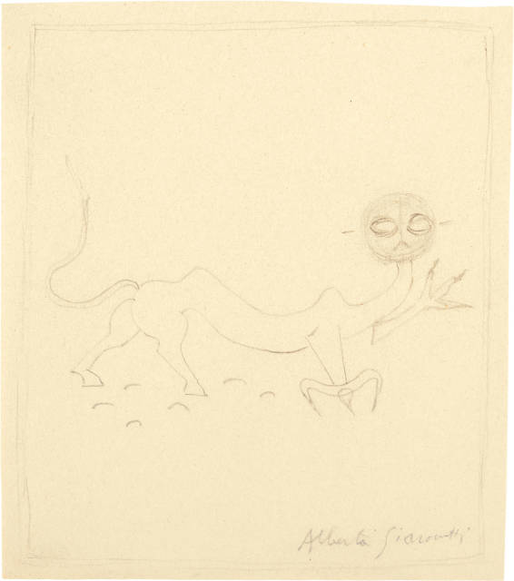 Alberto Giacometti : André Breton. L'air de l'eau, 1934