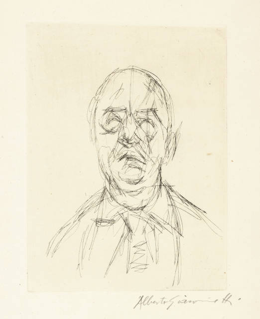 Alberto Giacometti : Les douze portraits du célèbre Orbandale, 1962