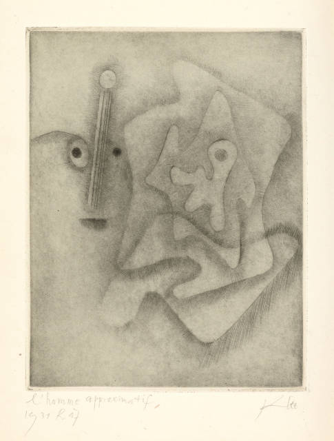 Paul Klee : Tristan Tzara. L'homme approximatif, 1931 