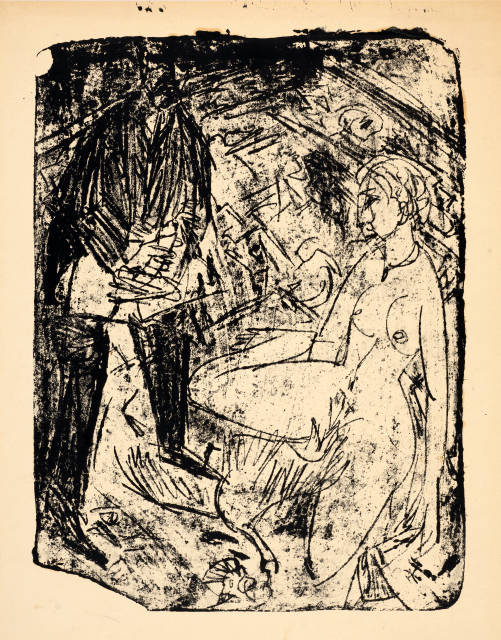 Ernst Ludwig Kirchner : Erotika II, 1915 