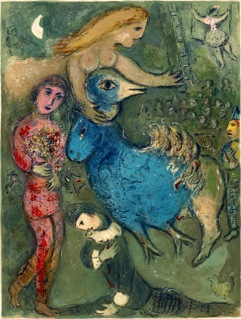 Marc Chagall : Cirque. Lithographies originales de Marc ..., 1965-1967, published 1967