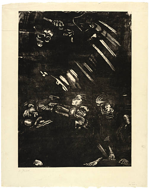 Käthe Kollwitz  : Hunger , 1925