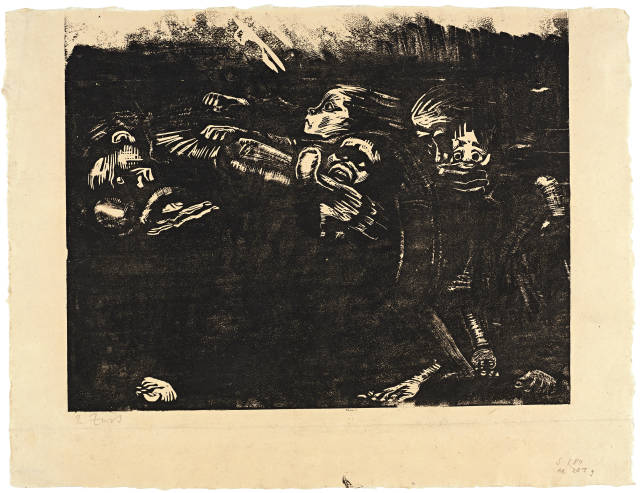 Käthe Kollwitz  : Hunger , 1925