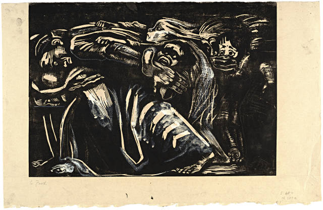 Käthe Kollwitz  : Hunger , 1925