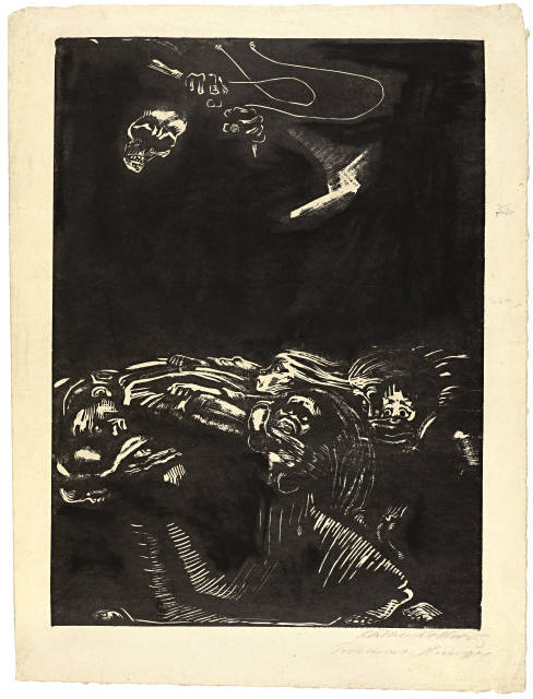 Käthe Kollwitz  : Hunger , 1925