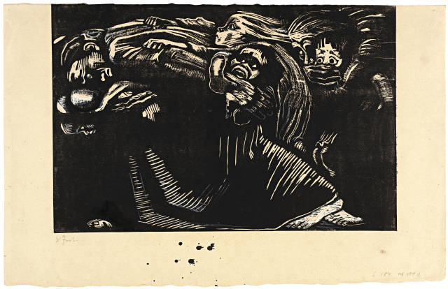 Käthe Kollwitz  : Hunger , 1925