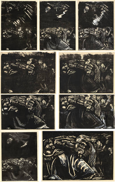 Käthe Kollwitz  : Hunger , 1925