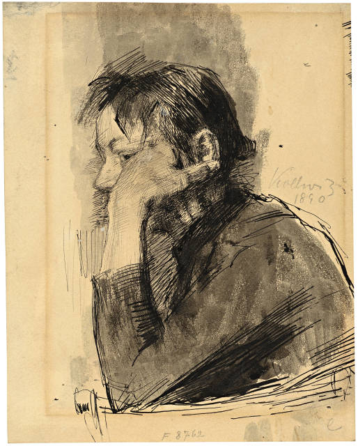 Käthe Kollwitz  : Selbstbildnis , 1890