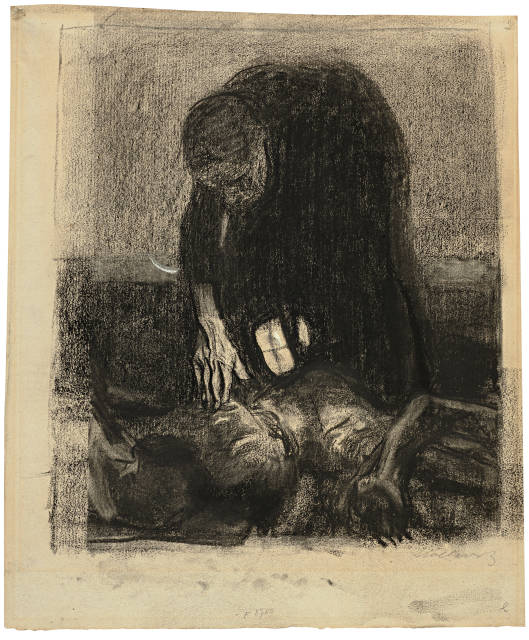 Käthe Kollwitz : Schlachtfeld, 1907