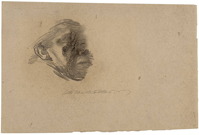 Käthe Kollwitz : Selbstbildnis, Circa 1938 (?)