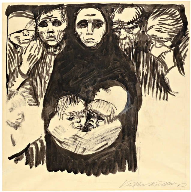 Käthe Kollwitz : Die Überlebenden, 1922/1923
