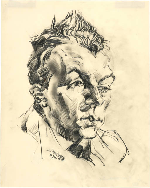 Ludwig Meidner : Richard Huelsenbeck, 1915