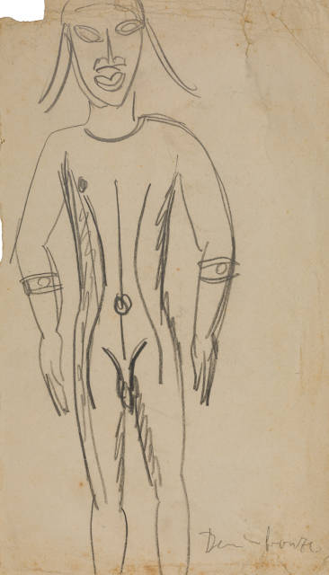 Ernst Ludwig Kirchner : Benin-Bronze, Um 1910 