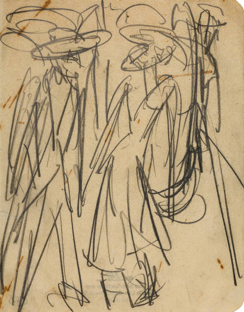 Ernst Ludwig Kirchner : Strassenszene in Berlin, 1913/1914 