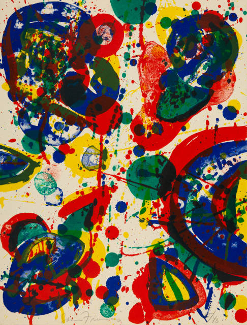 Sam Francis : Firework, 1963