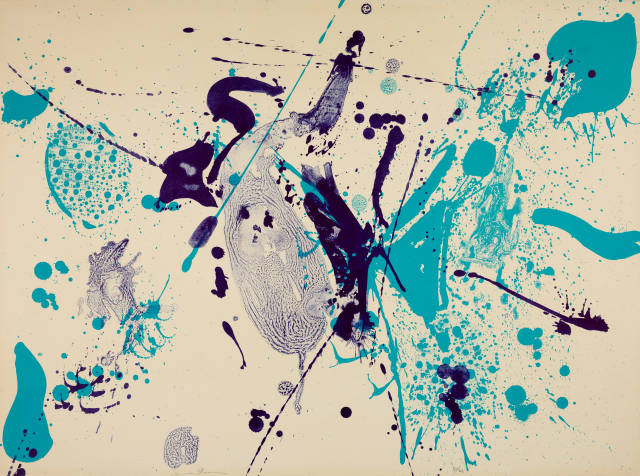 Sam Francis : Blue-Violet, 1963