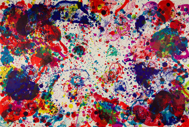 Sam Francis : For James Kirsch (Farbvariante), 1972