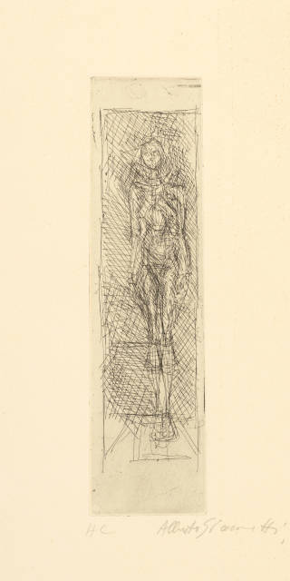 Alberto Giacometti : Femme nue de face II, 1955 