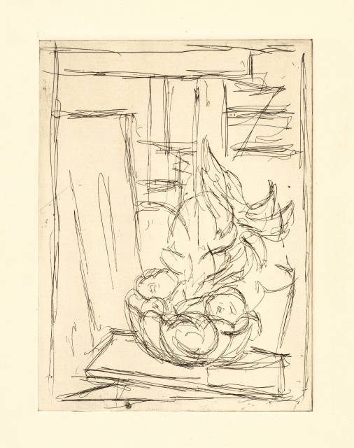 Alberto Giacometti : Fruits dans une coupe I, Um 1955 