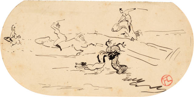 Henri de Toulouse-Lautrec : Steeple-Chase (Erotika), circa 1888