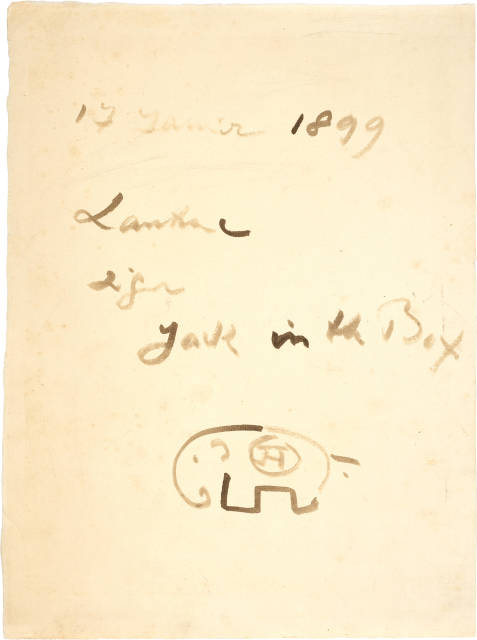 Henri de Toulouse-Lautrec : Jack in the Box, 17 January 1899