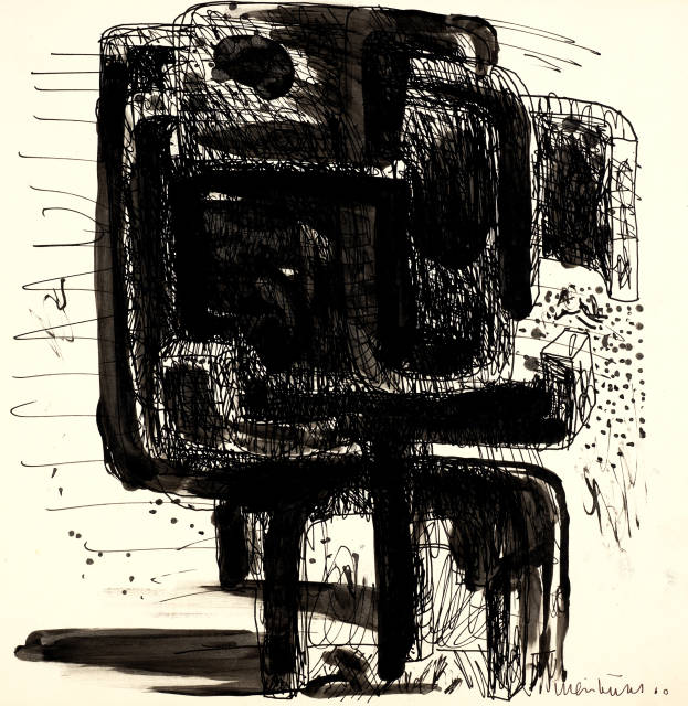 Bernhard Luginbühl : Studie für C-Figur, 1960