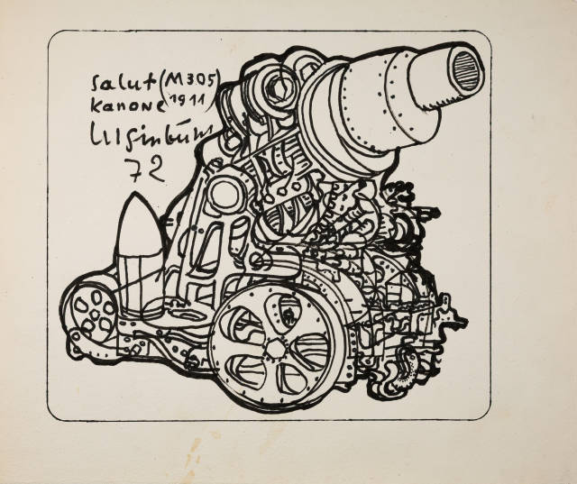 Bernhard Luginbühl : Salut Kanone (M305 / 1911), 1972