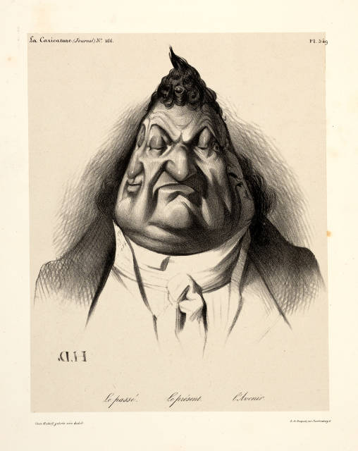 Honoré Daumier : Le passé - Le présent - l'Avenir, 1834