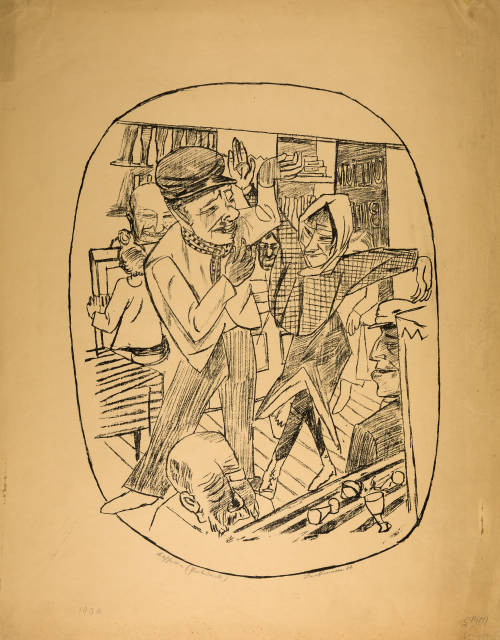 Max Beckmann : Kaschemme, 1922