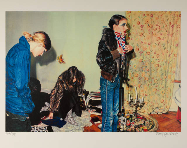 Franz Gertsch : At Luciano's House, 1973 