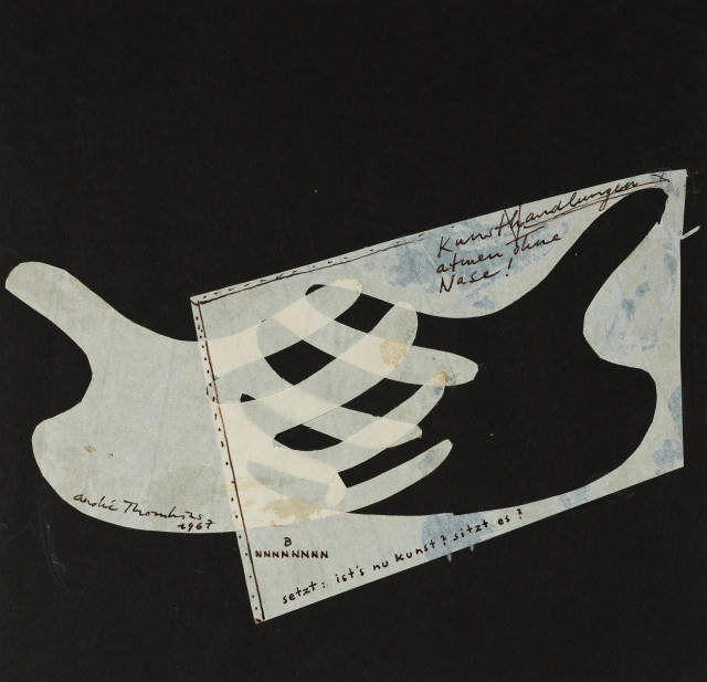 André Thomkins : Kunsthandlungen atmen ohne Nase!, 1967