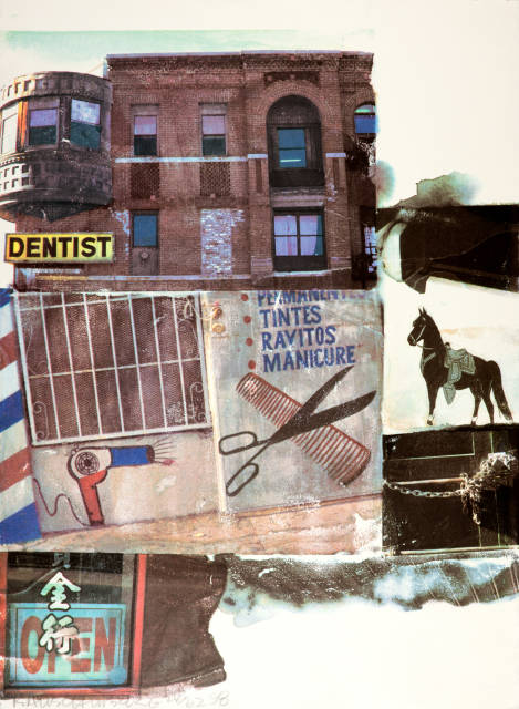 Robert Rauschenberg  : L.A. Uncovered #10 , 1998
