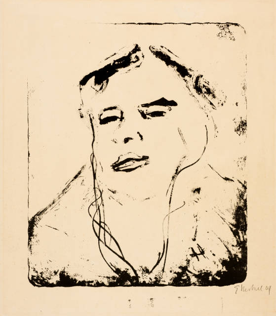 Erich Heckel : Die Zuschauerin, 1908