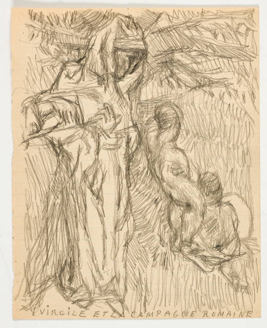 Louis Soutter : Virgile et la campagne romaine, 1923-1930 