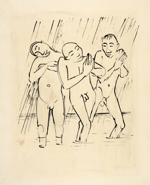 Karl Hofer : Im Regen, Um 1920 