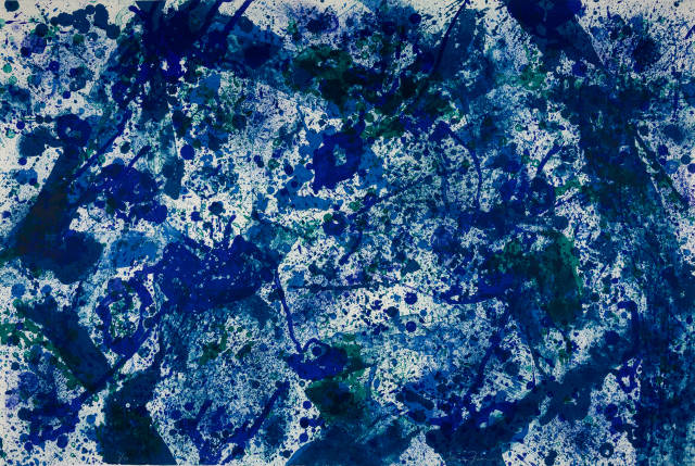 Sam Francis : Dark Blue Cup, 1973