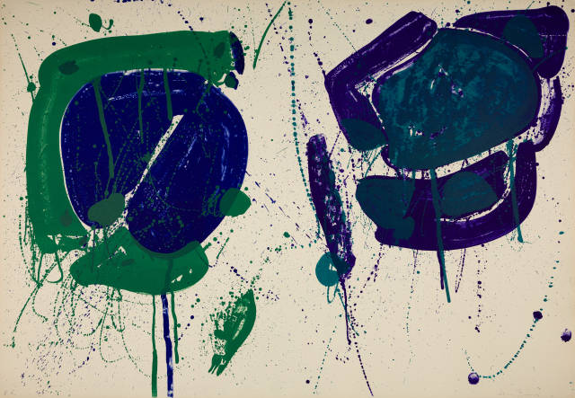 Sam Francis : Blue-Green, 1963