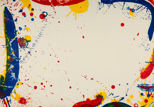 Sam Francis : Long Blue, 1964