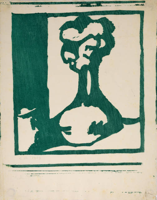 Cuno Amiet : Vase mit Blumen, 1908 