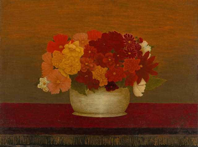 André Bauchant : Fleurs d'automne, 1921