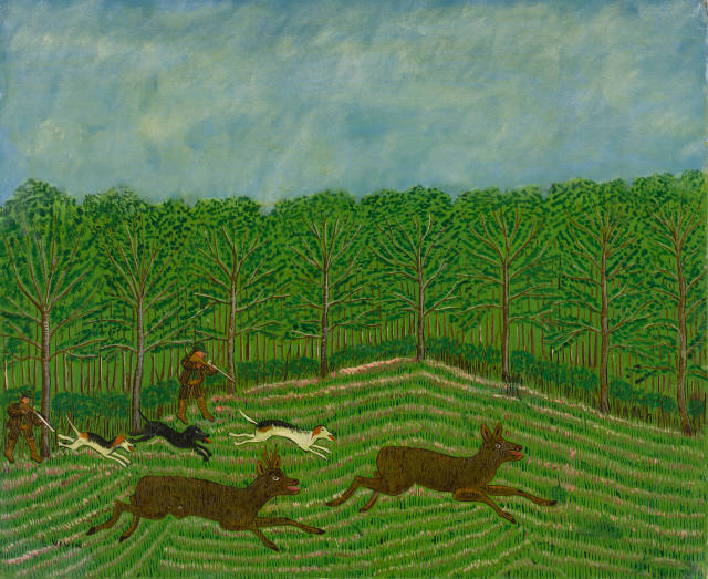 Louis Vivin : Chasse,  